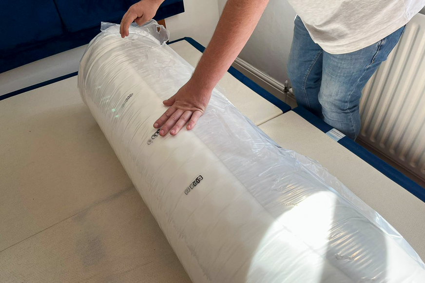 unwrapping mattress